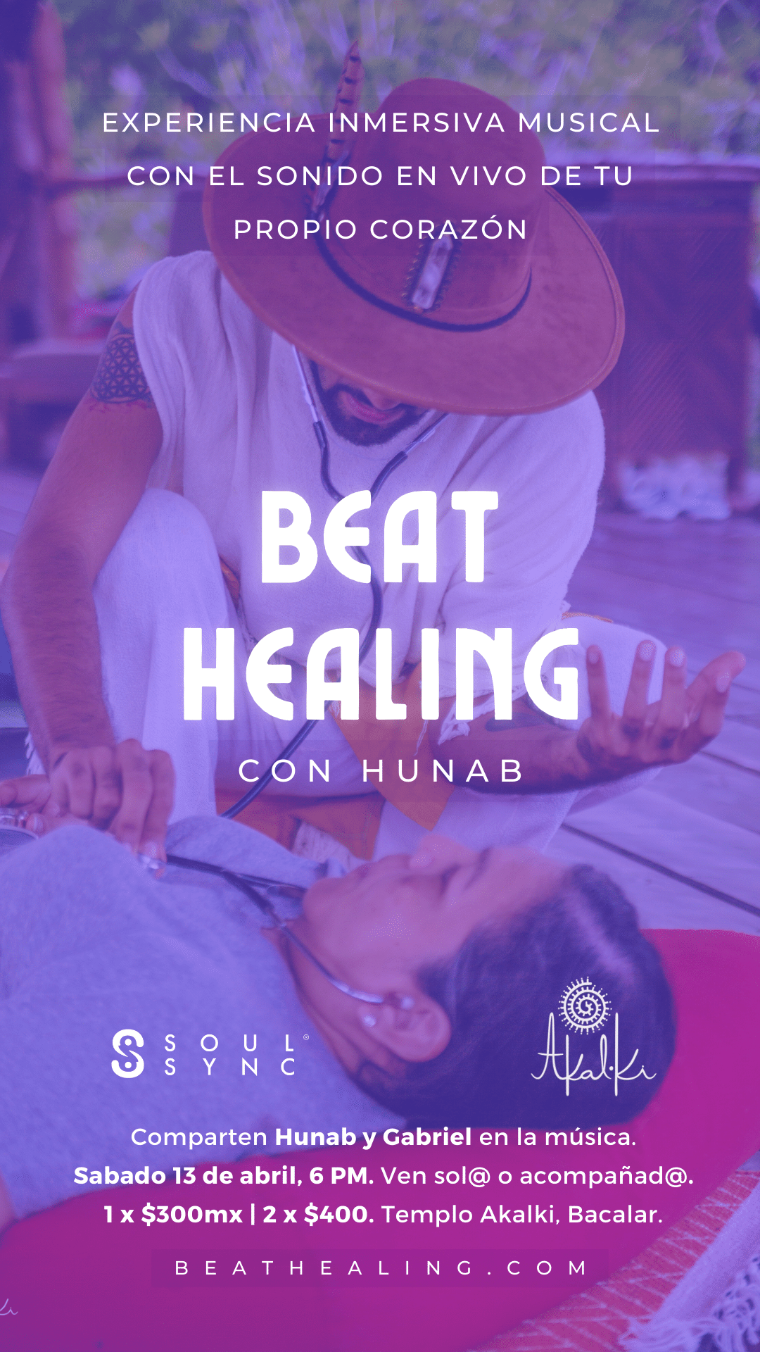 Beat Healing 💜 Música del Corazón 💜 Templo Akalki