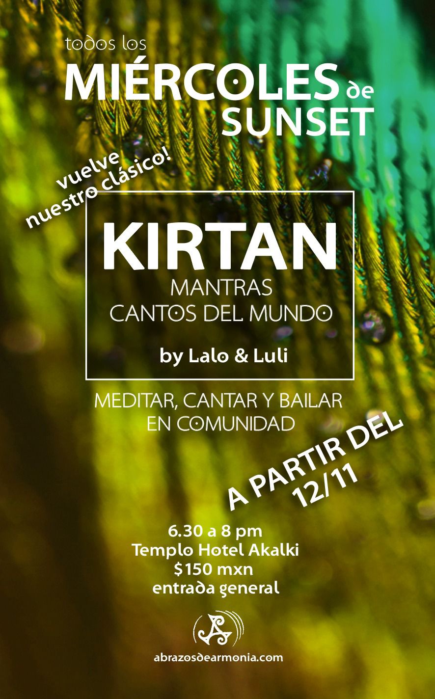 Kirtan mantras by Luli & Lalo