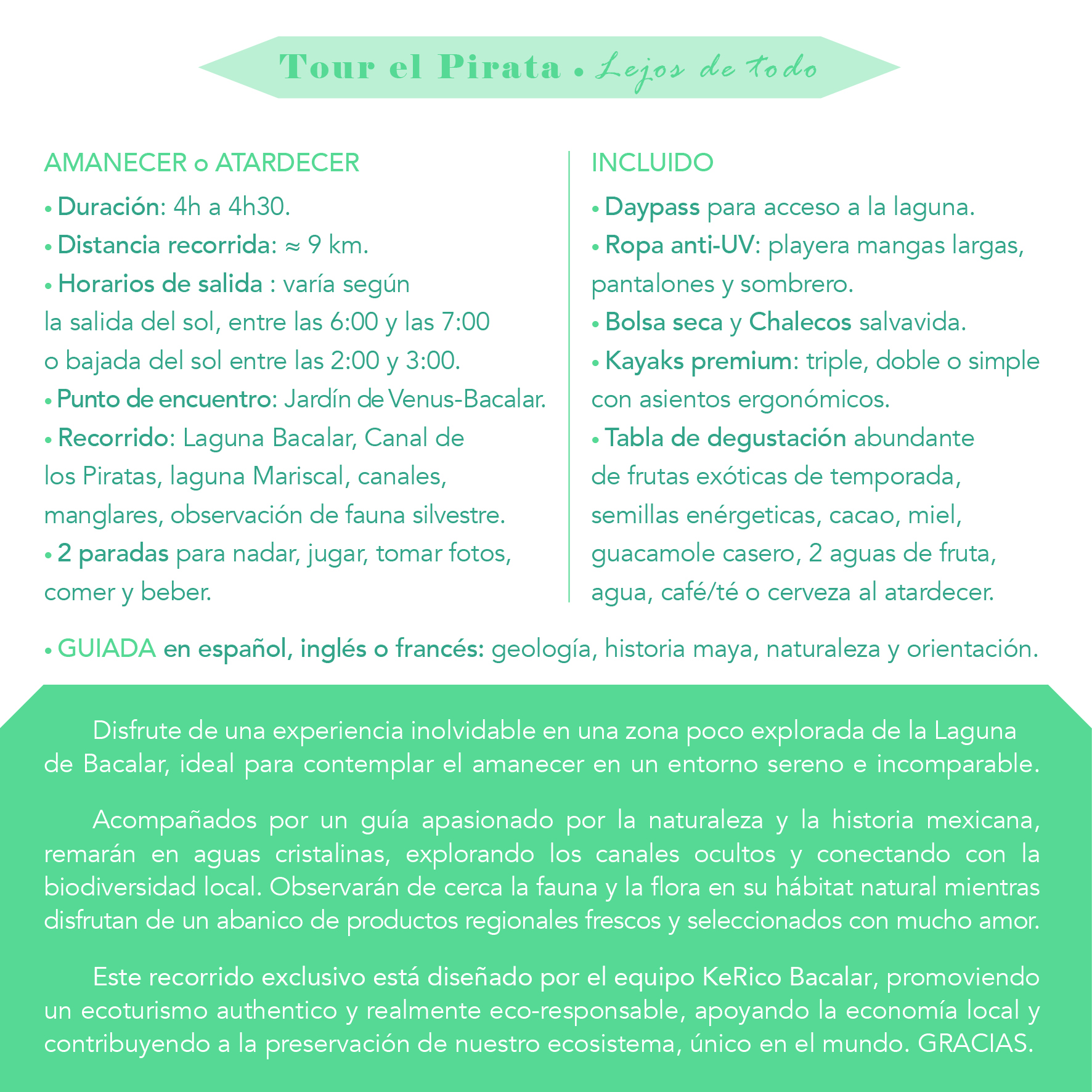 Paseos Kayak - festival pirata catrinas