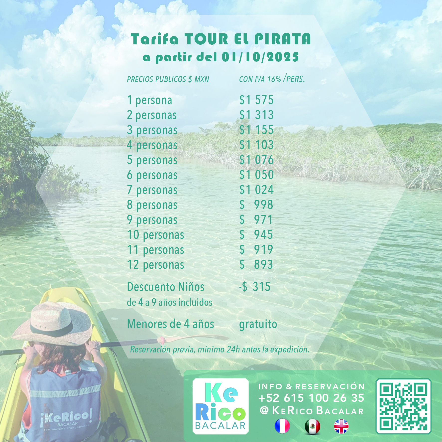 Paseos Kayak - festival pirata catrinas